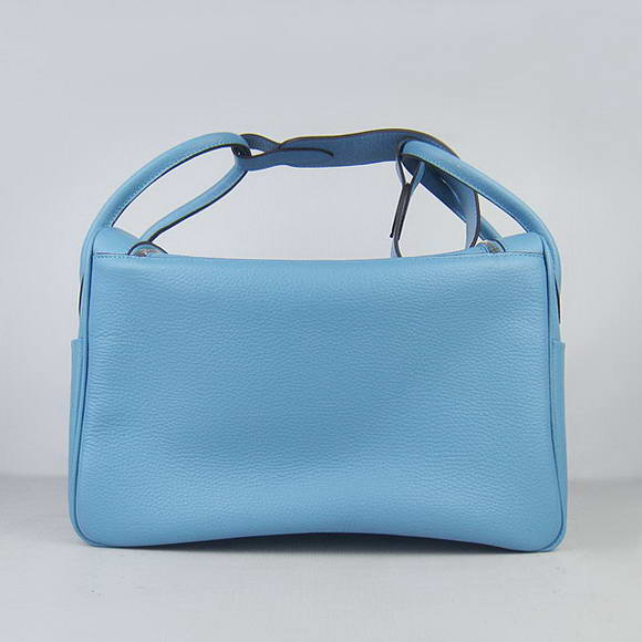 High Quality Replica Hermes Lindy 26CM Shoulder Bag Light Blue